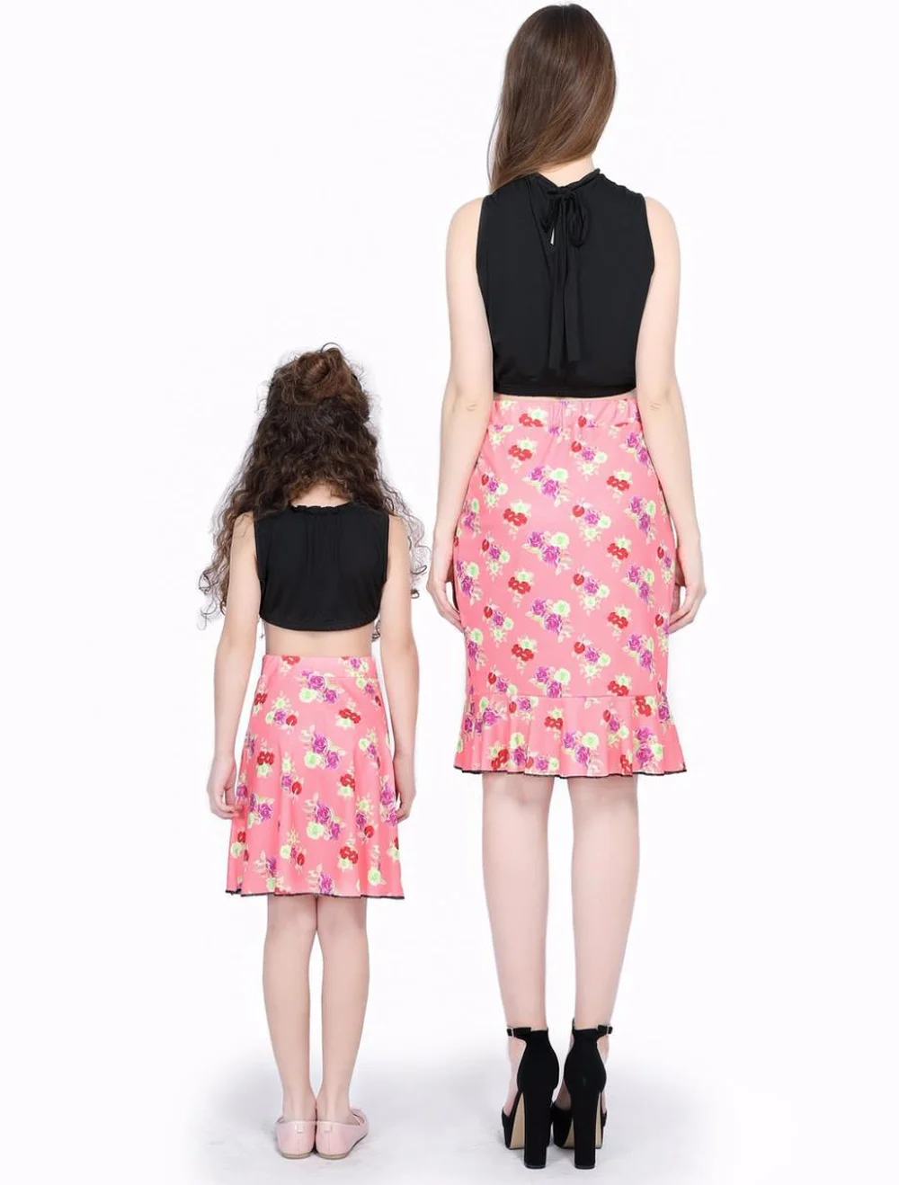 2 шт. летняя семейная одежда для родителей и детей|family matching|mom and daughter dressmom kids |
