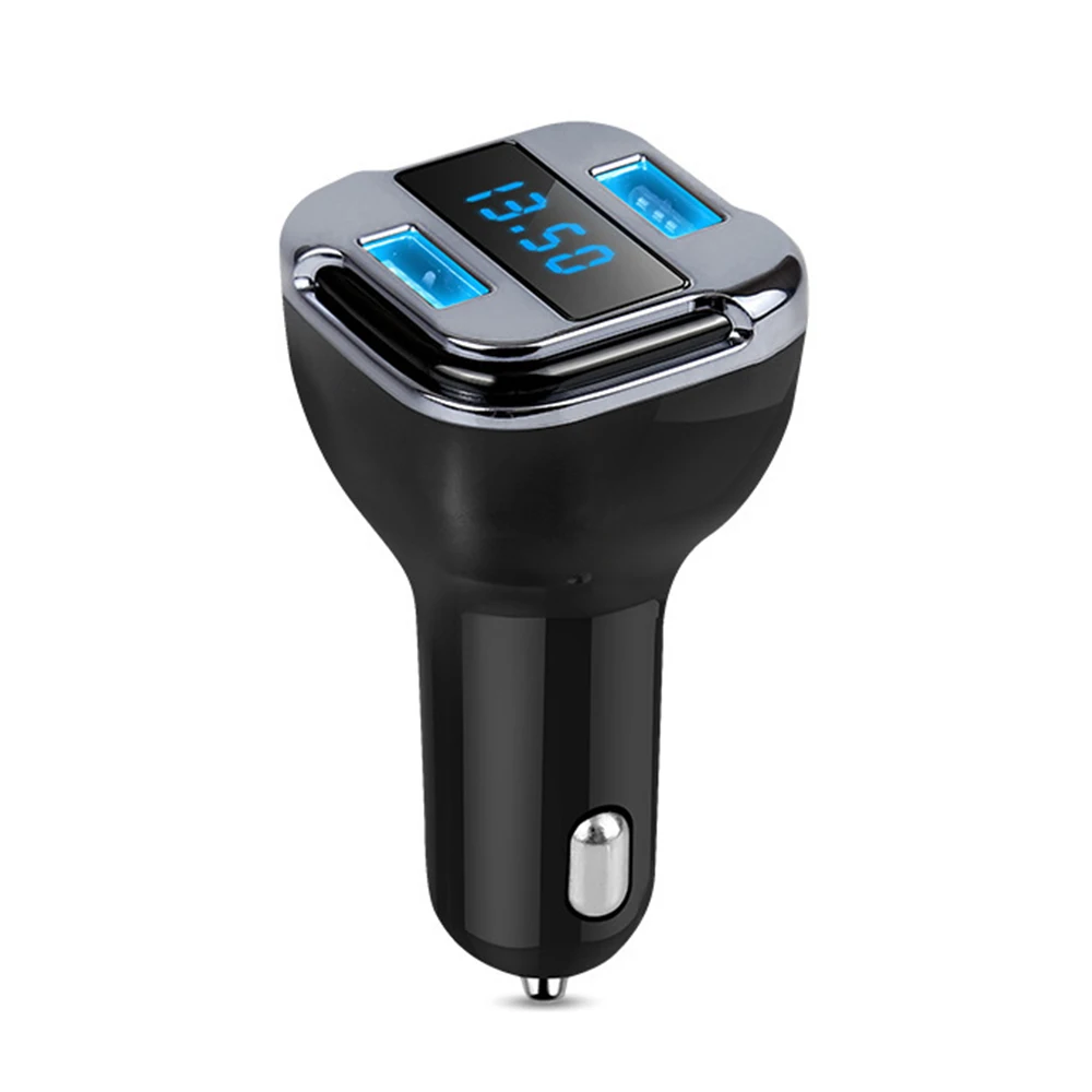 سيارة GPS المقتفي محدد المزدوج USB شاحن سيارة في الوقت الحقيقي جهاز تعقب كاشف الفولتميتر البسيطة GPS تطبيق جوال تتبع