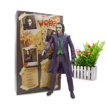 45 cm NECA The Joker Reel Toys Action Figure PVC Figure Collection Model Doll Hot Toy Christmas Gift For Children neca mary shelleys frankenstein re animator herbert west doctor cloth 8inch doll action figure t