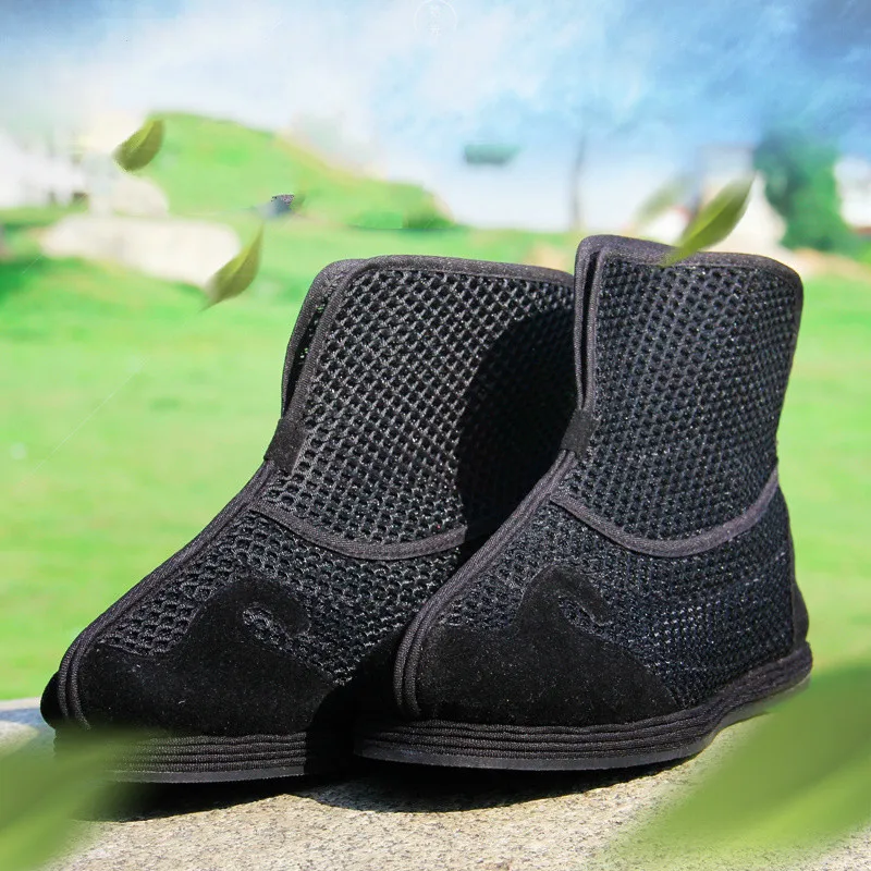 Дышащая обувь ручной работы на прочной тканевой подошве; даосская обувь; обувь в китайском стиле; обувь в стиле Тай-Чи; обувь для кунг-фу-ушу