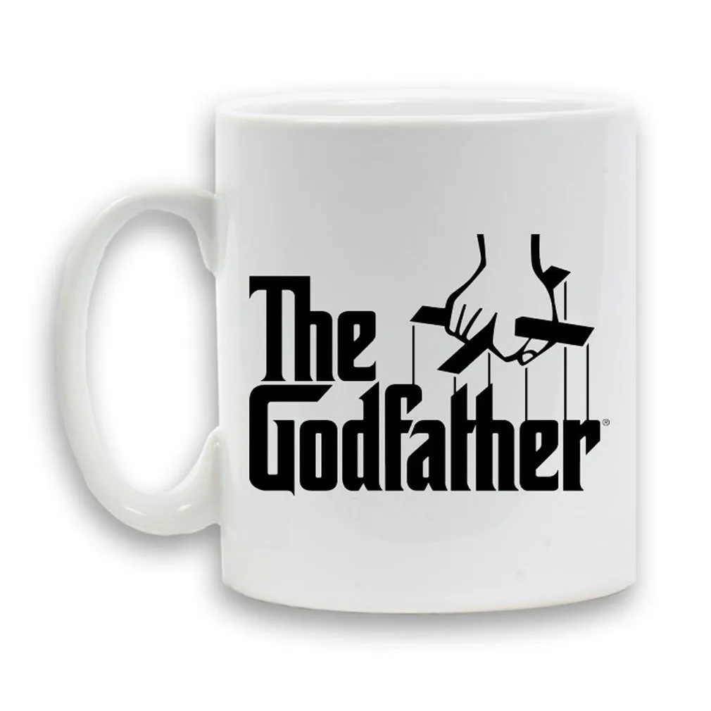 

THE GODFATHER Printed 11oz Novelty Gift White Coffee Tea Ceramic Mug