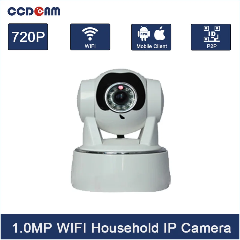 CCDCAM Free Ship P2P IP Camera 720P HD Wifi Wireless Baby Monitor PTZ Security Camera ONVIF Cloud Night Vision Micro SD Card escam qf100 p2p ip camera 720p hd wifi wireless baby monitor pan tilt security camera onvif night vision support micro sd card