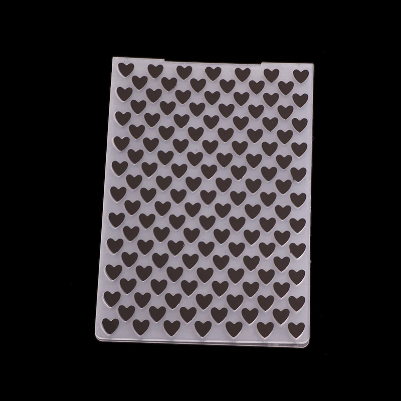 

Love Heart Design Embossing Folder Stencils for DIY Scrapbooking Plastic Handmade Template Crafts Art Diary Decor Painting Tool