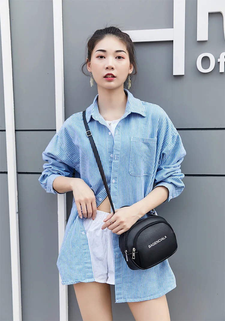 Модная сумка на одно плечо с буквенным принтом, Южная Корея, маленькая сумка для мобильного телефона