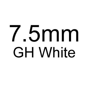 Круглая огранка 1,5 карат белый Муассанит камень свободные муассаниты для обручального кольца - Цвет: 7.5mm-GH white