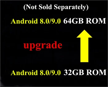 

(Not Sold Separately) Extra Fee for My Store Android 8.0/9.0 Car Radio 4GB RAM 32GB ROM Upgrade to 4GB RAM 64GB ROM