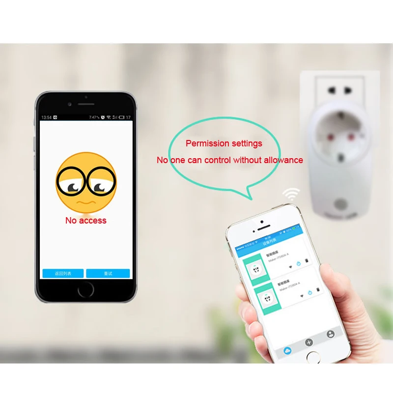 WiFi умная розетка Беспроводная 10 А ЕС Великобритания домашний переключатель