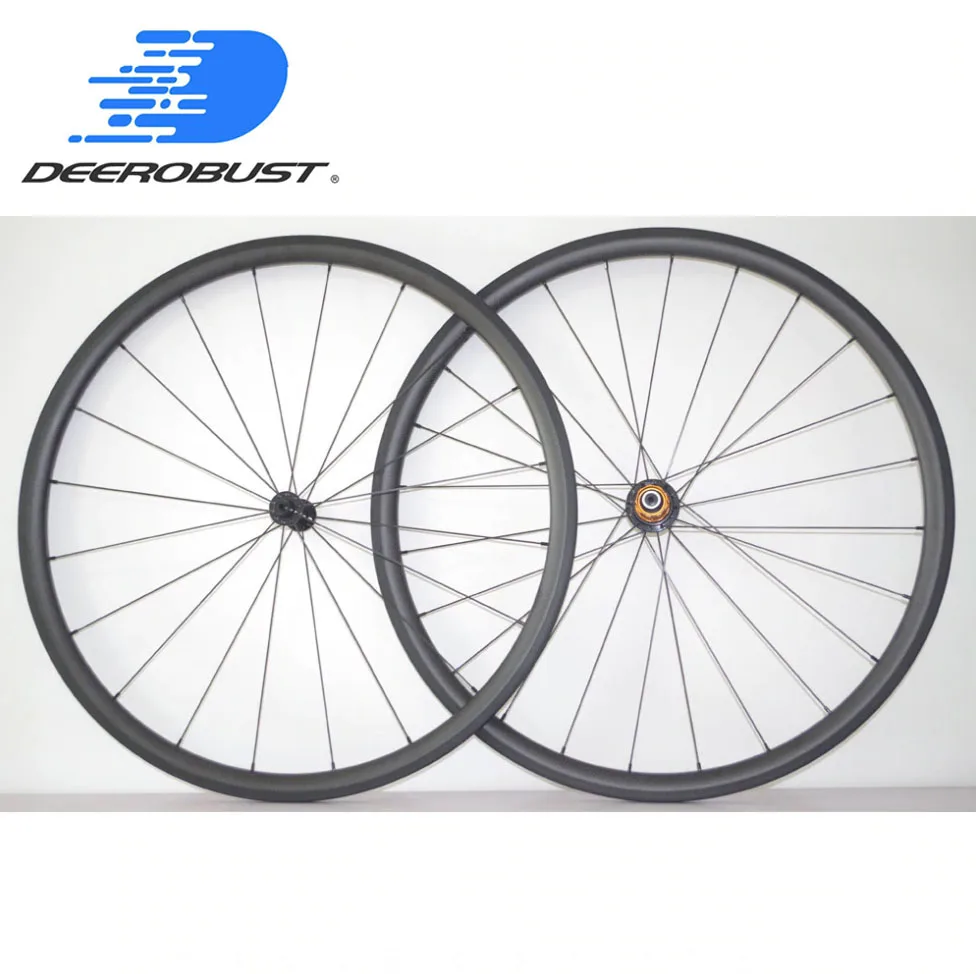 

1122g 700c 30mm Carbon Tubular Road Bike Wheels 2:1 Rear Spoke Ratio Optional Bicycle Wheel set Bitex Hubs Anti Bite 20 24 Holes