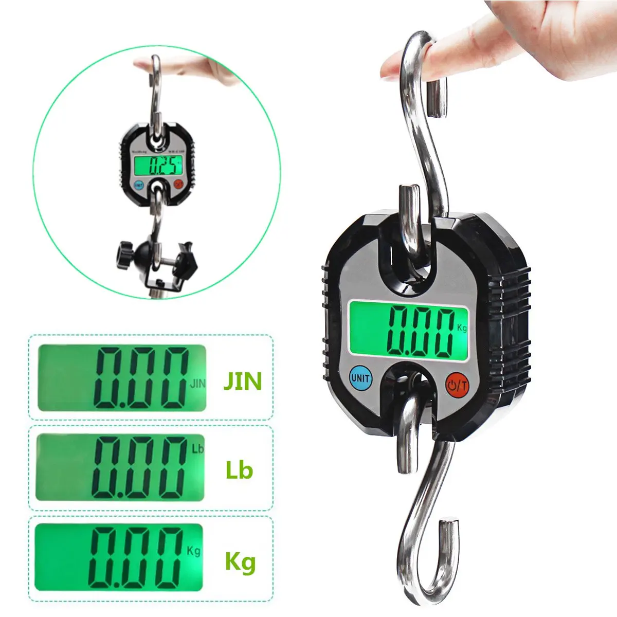 Весы цифровые со светодиодный ной подсветкой 150 кг/фунта|hanging scale|scale digitalscale industrial |