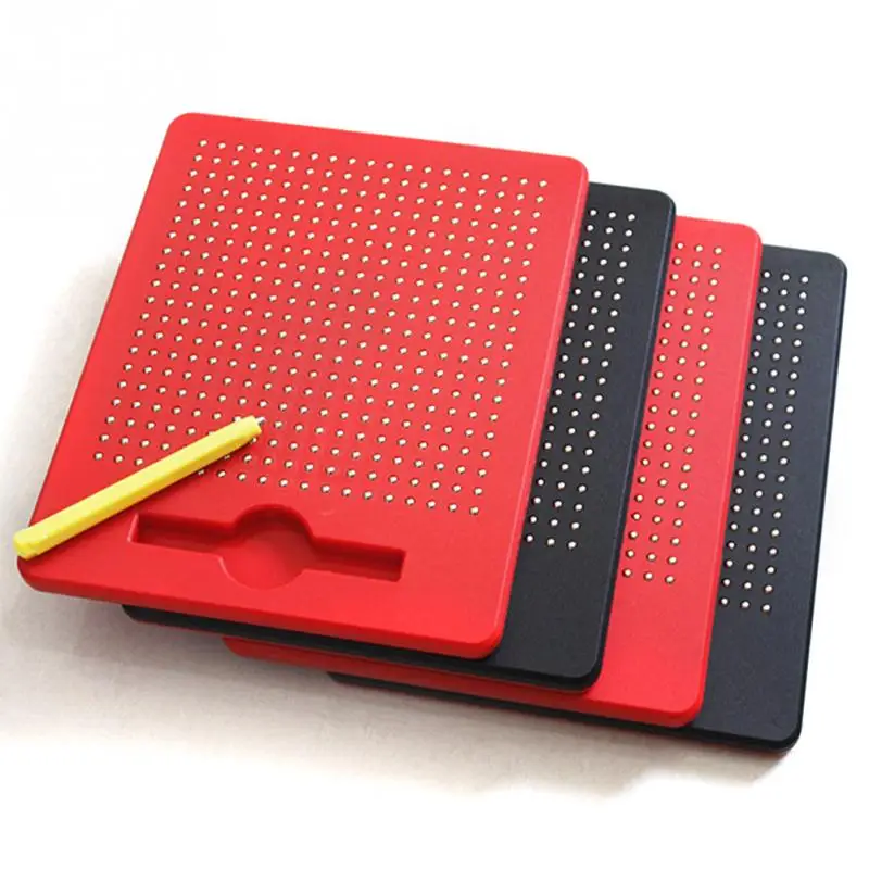 Горячая Распродажа магнитный планшет Magnetpad доска для рисования 361 бусин/магнитный стилус для бисера/Детская обучающая забавная обучающая игрушка