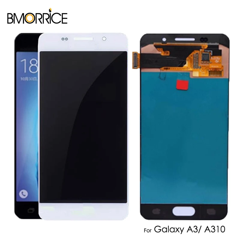 

AMOLED/TFT For Samsung Galaxy A3 2016 A310 A310F SM-A310F LCD Display Touch Screen Digitizer Super OLED Assembly