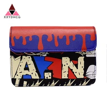

Hot Wide Shoulder Strap Women's Shoulder Messenger Bag Summer Graffiti letters high quality Funny Bag Lady Clutch Free Shipping