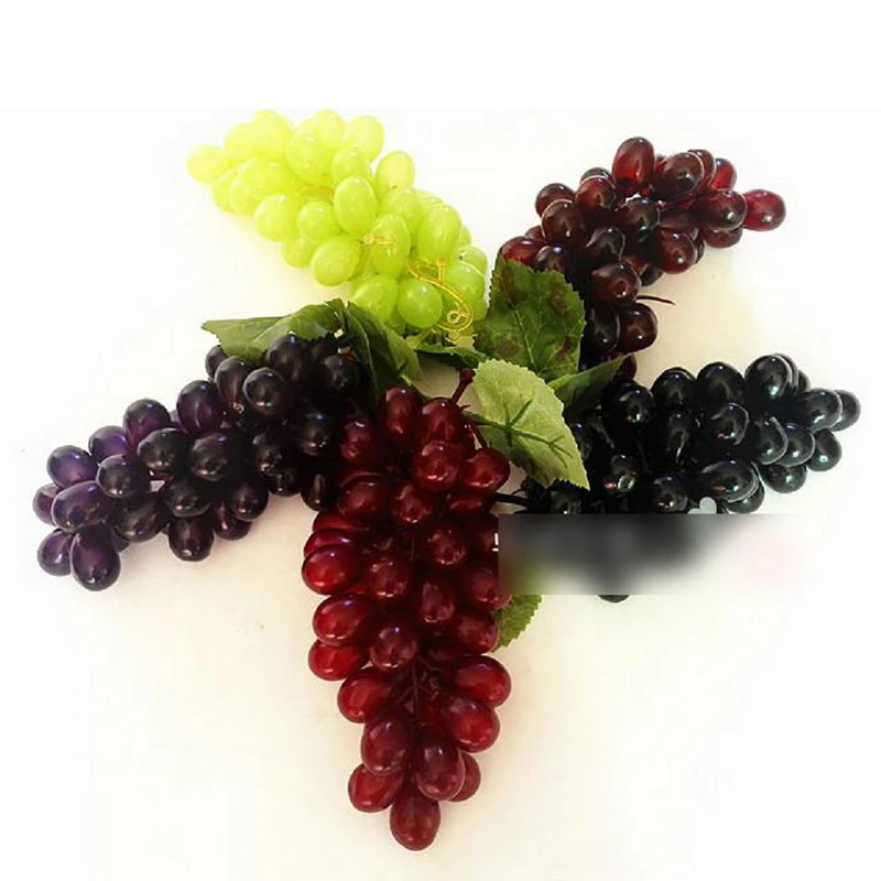Bunch Lebensechte Künstliche Trauben Kunststoff Gefälschte Obst Home/_HO