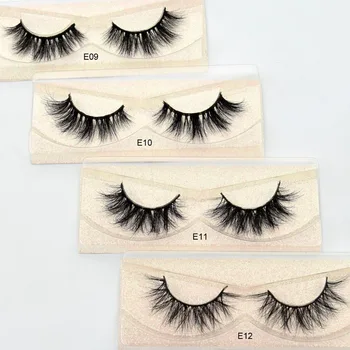 

Mink Eyelashes Hand Made Crisscross False Eyelashes Cruelty Free Dramatic 3D Mink Lashes Long Lasting Faux Cils for Makeup Tools