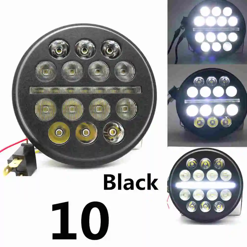 5 3/" светодиодные фары мотоцикла для светодиодных фар DRL angel eye led 5,75" для sportster 883