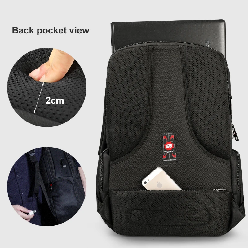 Tigernu Anti Theft Nylon 27L Men 15.6 inch Laptop Backpacks School Fashion Travel Male Mochilas Feminina Casual Women Schoolbag