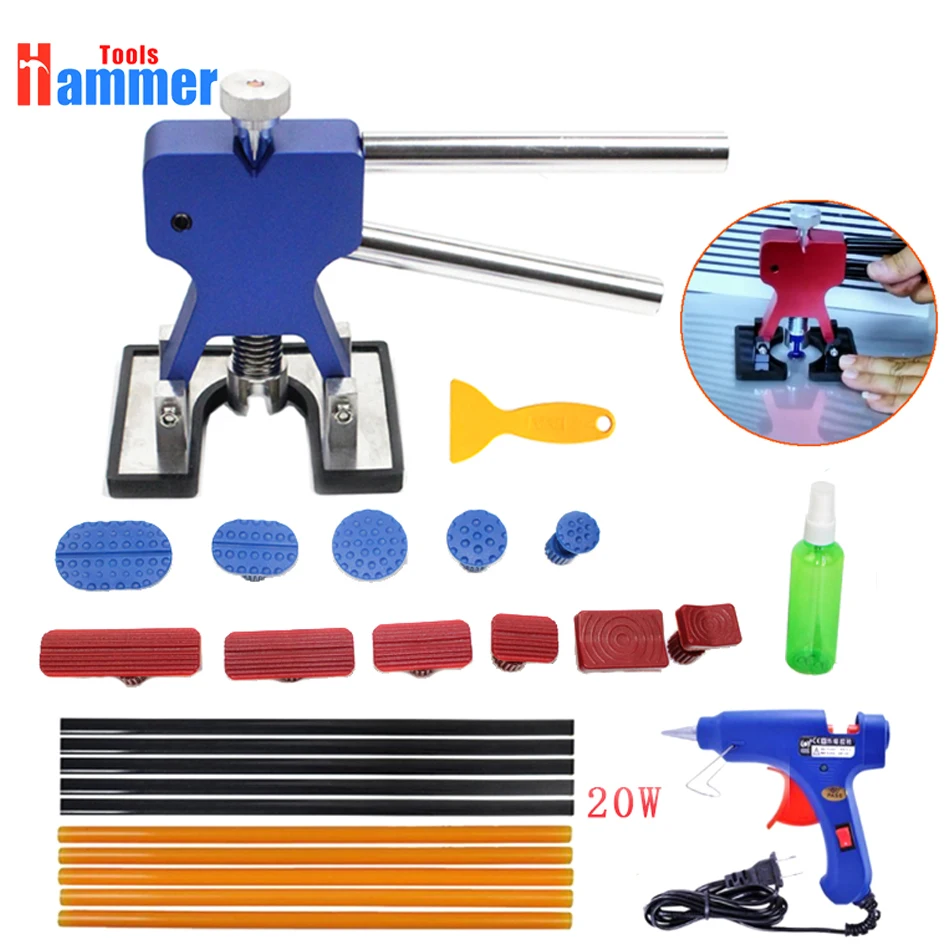 

Pdr Paintless Dent Lifter Removal Glue Gun with Glue Tabs Kits Pdr Tools