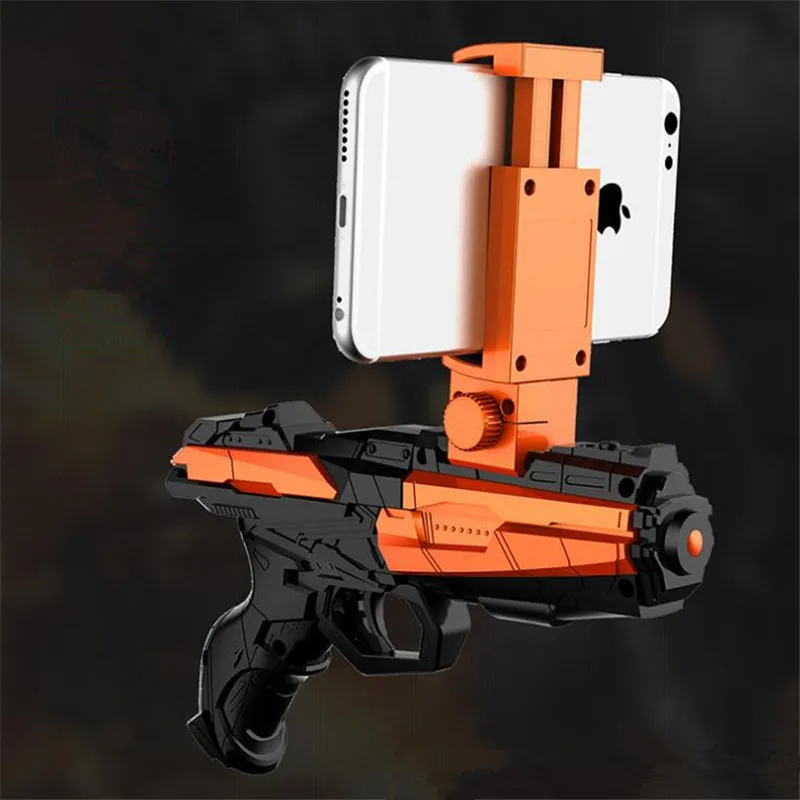 

AR Gun Toy Smart Pistol Bluetooth Game Handle Controllers W/ Phone Stand Kids Relief Stress 3D AR Games Gun Toy For Android ios