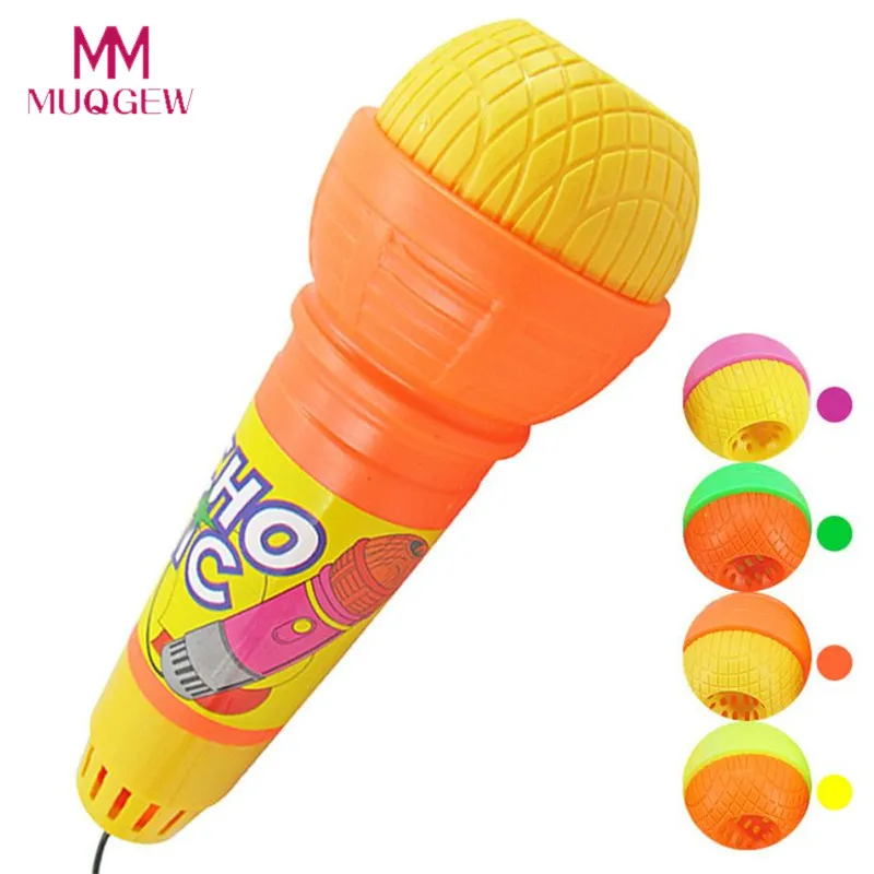 

MUQGEW 2018 New Echo Microphone Mic Voice Changer Toy Gift Birthday Present Kids Party Song Wholesale & Drop Shipping
