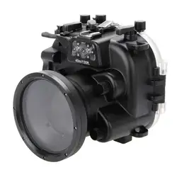Meikon 40 м/130ft для подводного погружения и дайвинга Камера Корпус чехол для ЖК-дисплея с подсветкой Fujifilm X-T1 XT1 с фирменнй переходник для