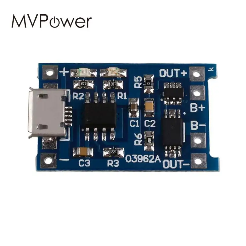 MVpower 5V 1A 24V Micro USB 18650 литий ионный аккумулятор защитная плата для зарядки модуль