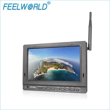 PVR758 Feelworld 7 inch FPV Monitor dengan DVR 5.8G 32CH Diversity Receiver 1024×600 IPS 7 “Drone UAV LCD Monitor dengan HDMI Kabel