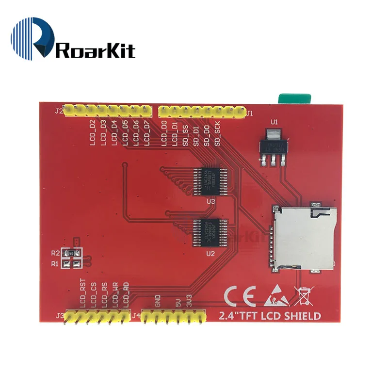 ЖК модуль TFT 2 4 дюймовый экран для Arduino UNO R3 плата и поддержка mega 2560 с сенсорной