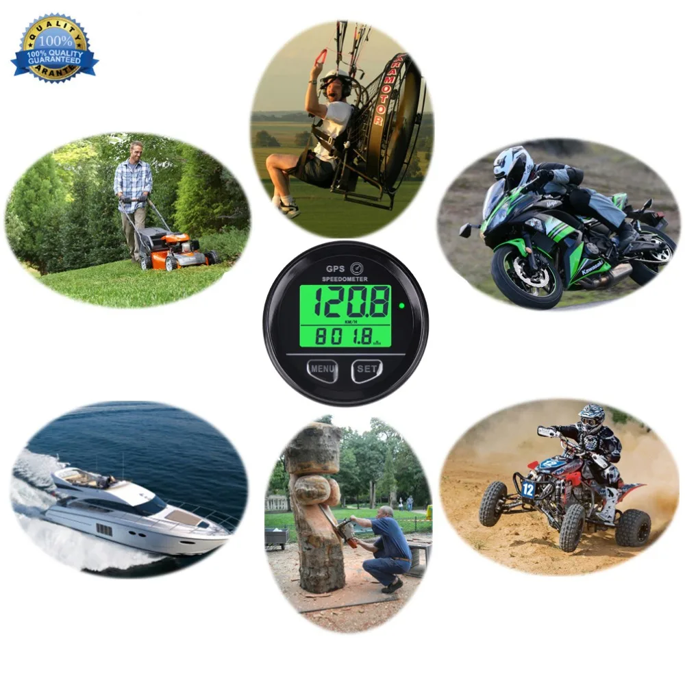 Waterproof Digital GPS Speed Meter Backlight SM001