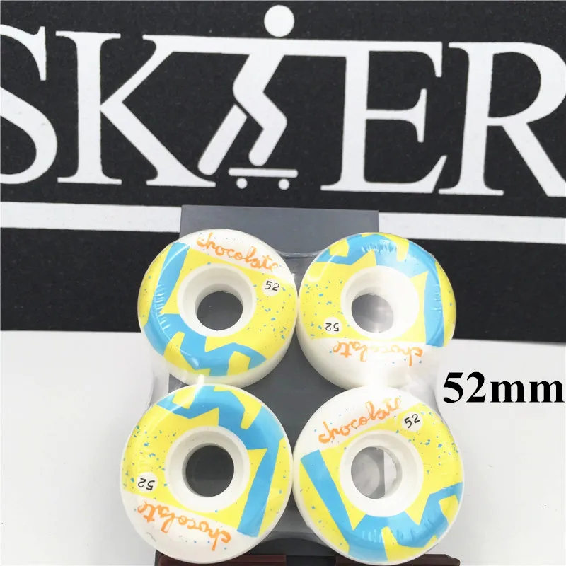 USA العلامة التجارية برو سكيت عجلات بو 50-55 ملليمتر لوح التزلج عجلات روداس مزدوجة الروك تزلج مجلس عجلات