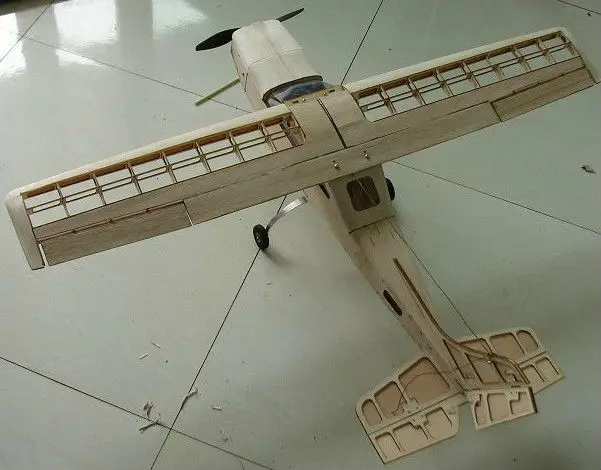 Cessna Wood RC самолет комплект рама с крышкой/с крышкой два выбора Бесплатная