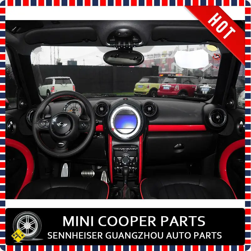 Фирменная Новинка ABS Материал с защитой от ультрафиолетового излучения, стиль Mini Ray Чили красного цвета внутренний комплект для Mini Cooper Countryman и S(4 шт./компл