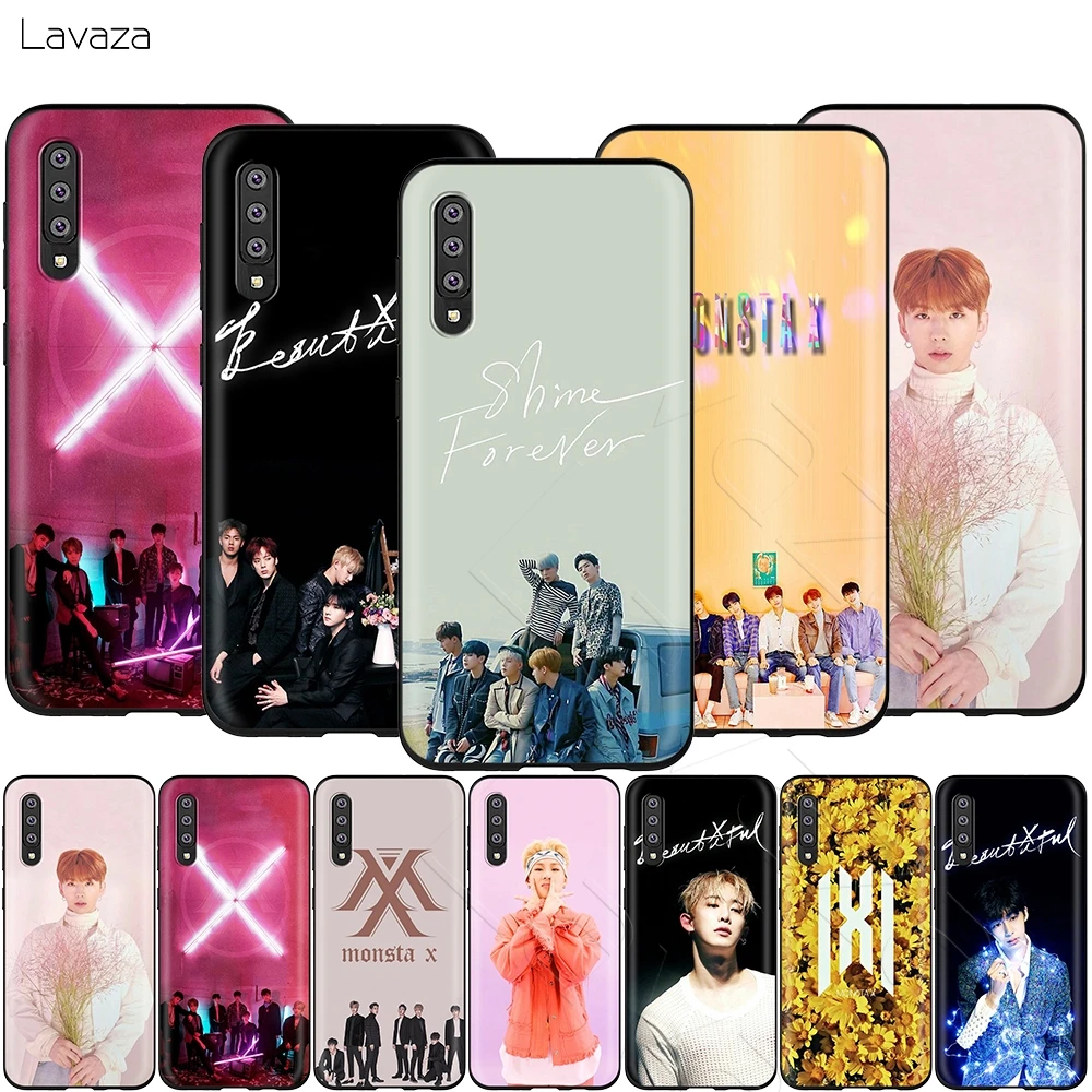 Lavaza Kpop Monsta X Case for Samsung Galaxy S6 S7 Edge J6 S8 S9 S10 Plus A3 A5 A6 A7 A8 A9 Note 8 9 |
