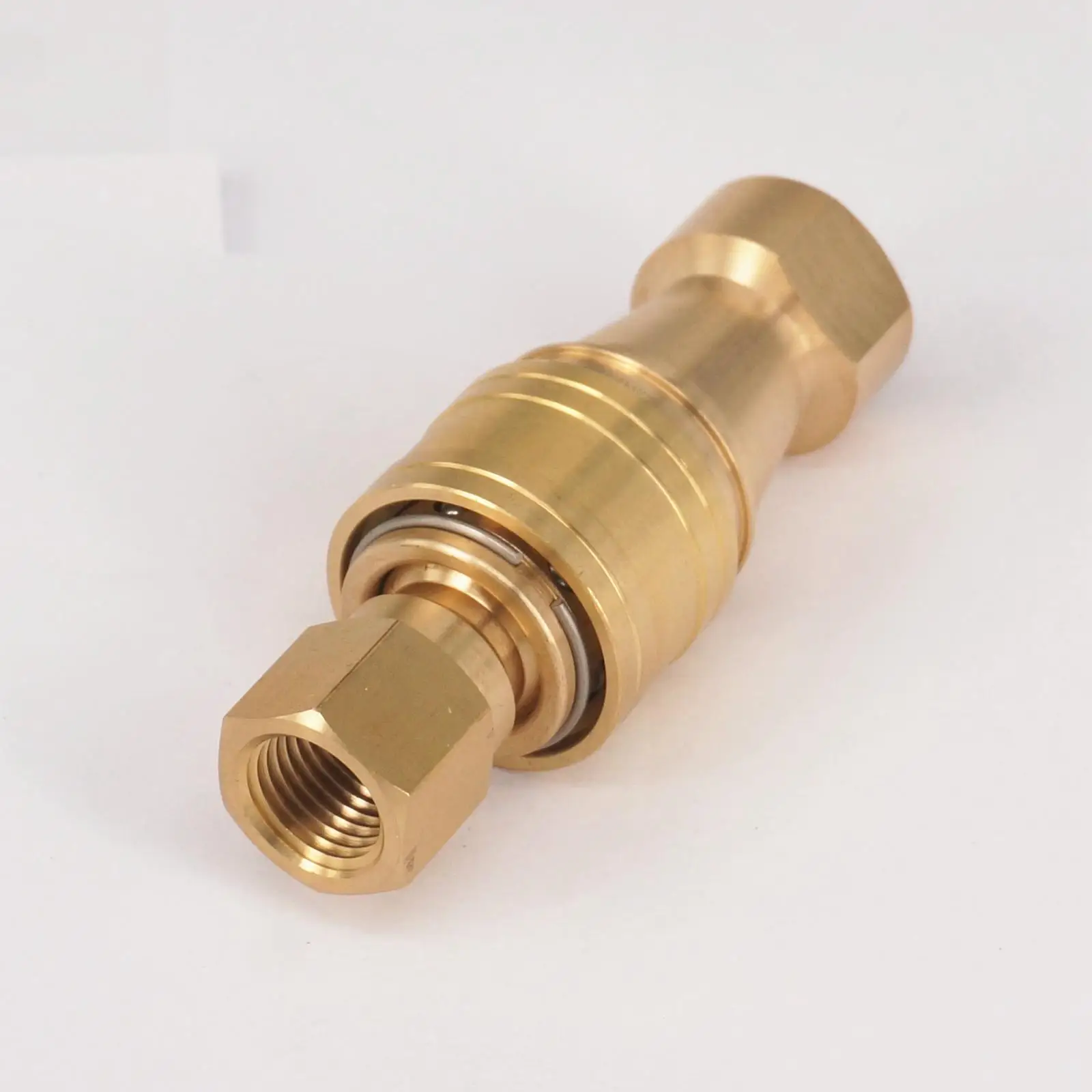 Carpet Cleaning 1/8" Brass Plug & Socket Quick Disconnect 