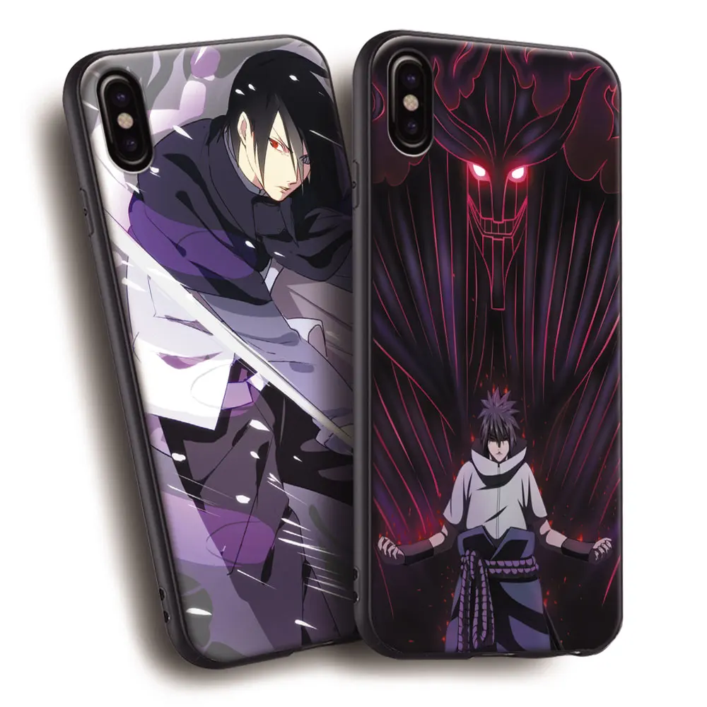 

Sasuke Uchiha Naruto anime Soft Silicone Phone Case Cover Shell For Apple iPhone 5 5s SE 6 6s 7 8 Plus X 10