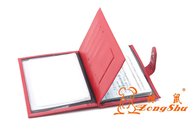 Wallet Card Holder Card Holder Credit Card Holder Credit Card Wallet Id Card Holder Id Card Case Passport Holder zongshu Travel PU leather Document Cover