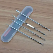 3 набора иглы для удаления угрей из нержавеющей прыщей очищающее место красота извлечение Comedone инструмент для чистки лица комплект