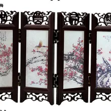 A12 мини-экран украшения китайские художественные ремесла подарок встречи китайские традиционные арт-Подарки настольные украшения 15 см* 24 см