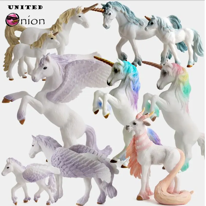 Us 506 16 Offdla Dzieci 3d Europy Legenda Mity Symulacji Model Zwierząt Koń Kolorowy Rysunek Edukacyjne Modelu Zabawny Puzzle Jednorożec Zabawka W