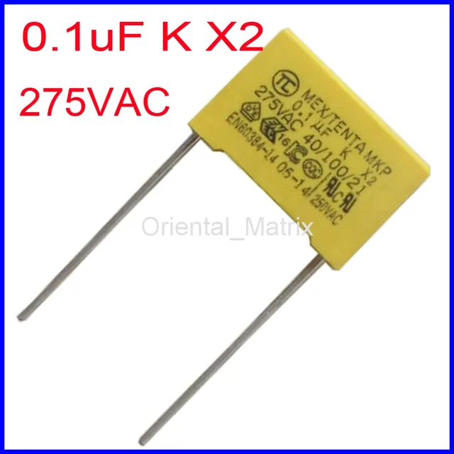 275V 104 0.1UF ( MEX X2 MKP 0.1UF K ) Safety Capacitorin Capacitors