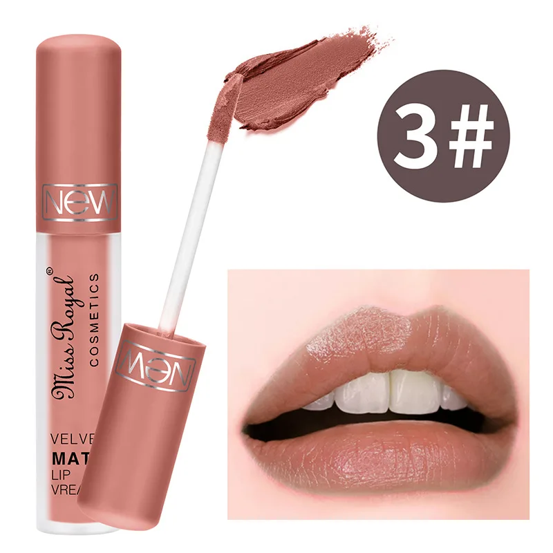1PC Matte Lip gloss Sexy Lip Gloss Matte Long Lasting Waterproof Cosmetic Makeup lip gloss Easy to wear 1PC Matte Lip gloss Sexy Lip Gloss Matte Long Lasting Waterproof Cosmetic Makeup lip gloss Easy to wear