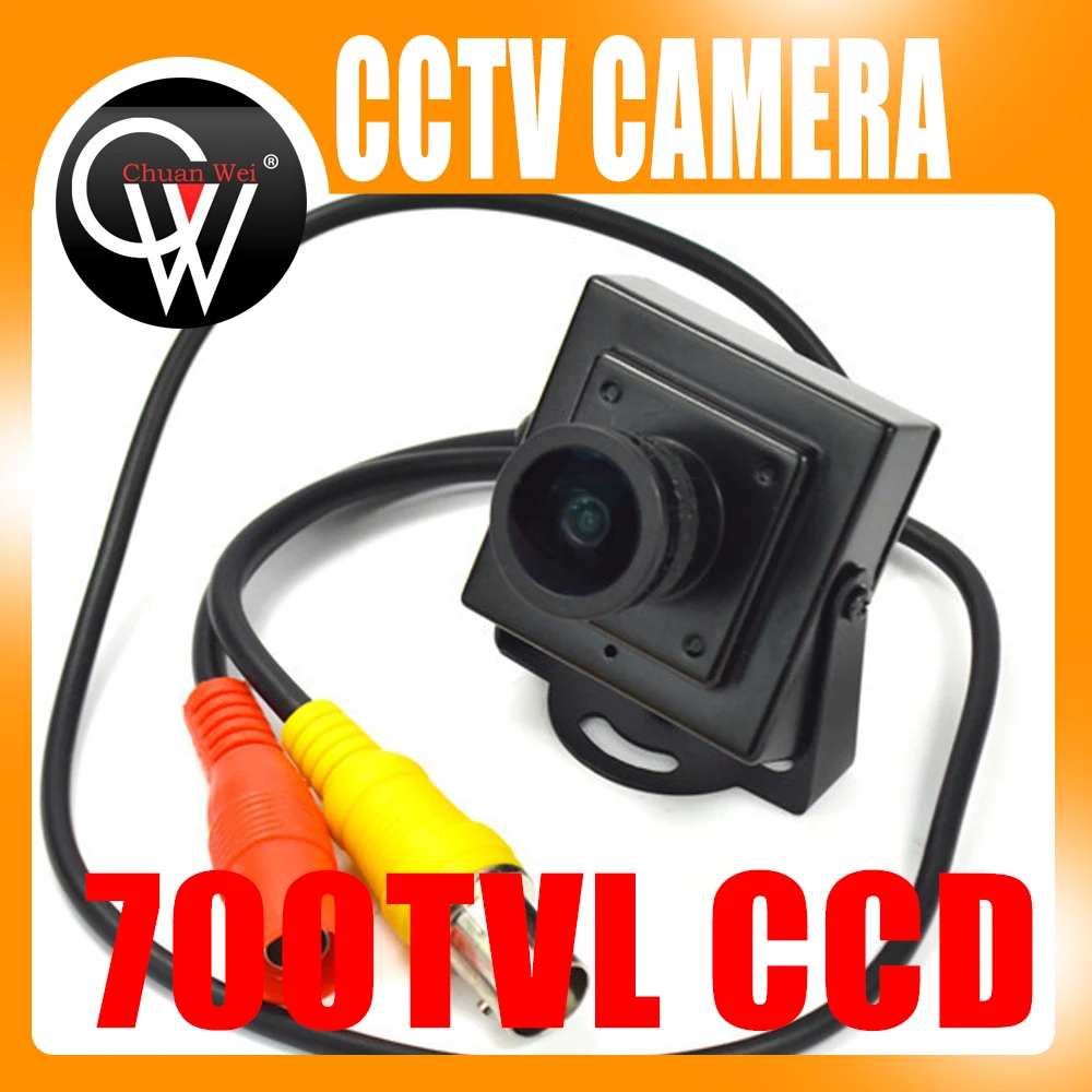 Новый мини HD 700TVL 1/3 "Sony CCD 2.1 мм Широкий формат объектив видеонаблюдения FPV-системы Цвет охранных Камера