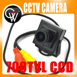 Новый мини HD 700TVL 1/3 "Sony CCD 2.1 мм Широкий формат объектив видеонаблюдения FPV-системы Цвет охранных Камера