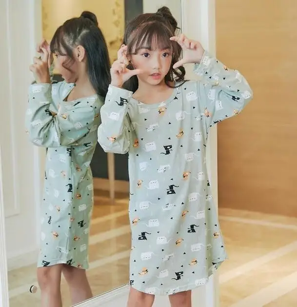 

Special price Children Clothing Autumn Dresses Girls Nightdress Baby spring sweet Princess Nightgown Kids Cltohing Sleepwear