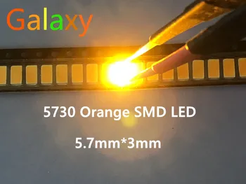

2000PCS 5630/5730 SMD/SMT YELLOW SMD 5730 LED Surface Mount Yellow 2.0~2.6V 580-590nm Ultra Birght Led Diode Chip 5730 Yellow