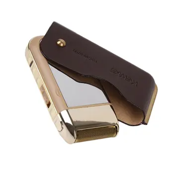 

Men Male Mini Electric Rechargeable Shaver Razor Beard Trimmer Titanium Alloy Reciprocating Single Blade Razor Face Care