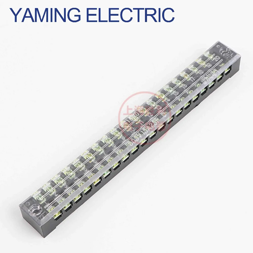 P176 TB 2520 1 шт. двухрядный Барьерный винтовой клеммный блок соединитель проводов 600