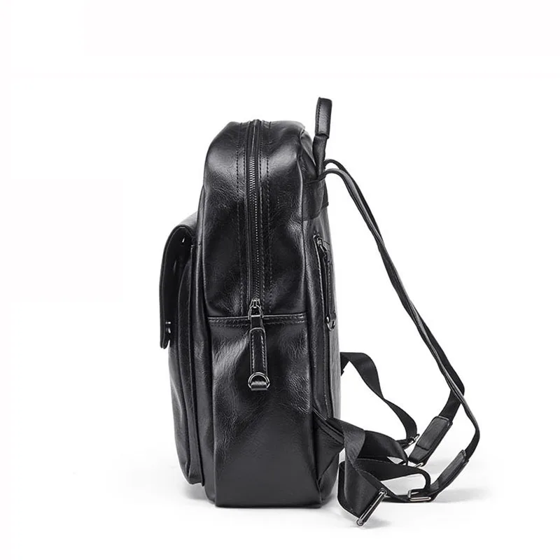 2019 Fashion Men Backpack Leather Male Functional bags Men Waterproof backpack PU big capacity Men Bag School Bags mochila 2019 Fashion Men Backpack Leather Male Functional bags Men Waterproof backpack PU big capacity Men Bag School Bags mochila