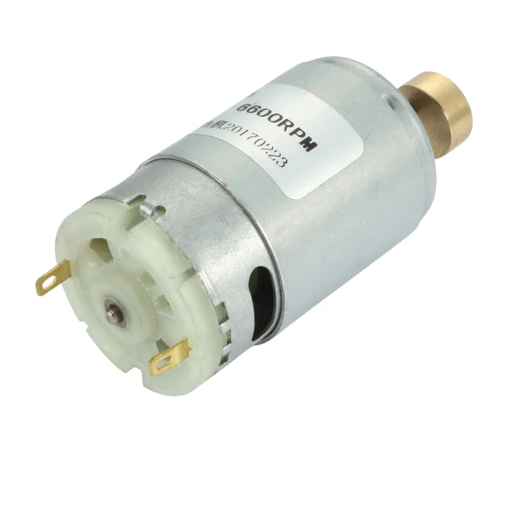 

UXCELL(R) High Quality 1Pcs RS-395 2 Terminals High Torque Cylinder Micro Vibration Motor DC 24V 6600RPM