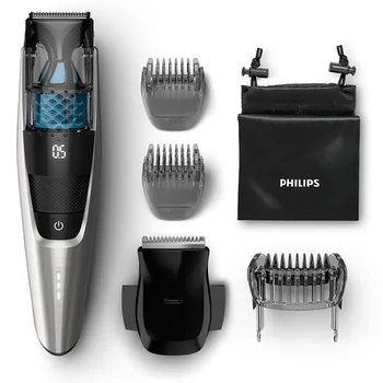 

PHILIPS Beard Styler Vacuum Centrifuge Trimmer BT7220/15 with Plug and Play Precise Set Head Washing Man's Multi-Function Razor