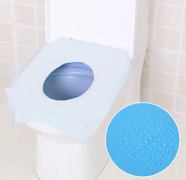 

30PCS Camping Travel disposable toilet seat cover Two-sided Usage Waterproof Toilet Paper Pad 100% waterproof toilet paper Pads